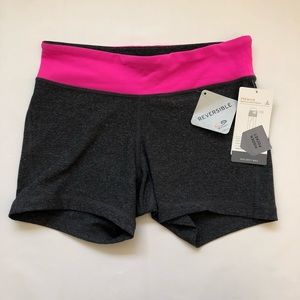 Reversible Biker Running Shorts with Pocket